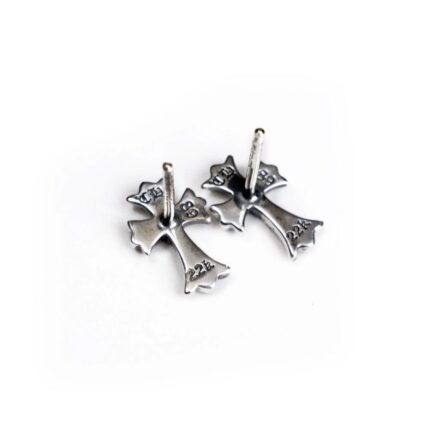 Ch Cross Baby Fat Stud Pierce With Pave Pearl