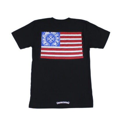 Chrome Hearts American Flag Black T-Shirt