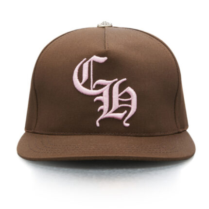 Chrome Hearts CH Baseball Hat – Brown Pink