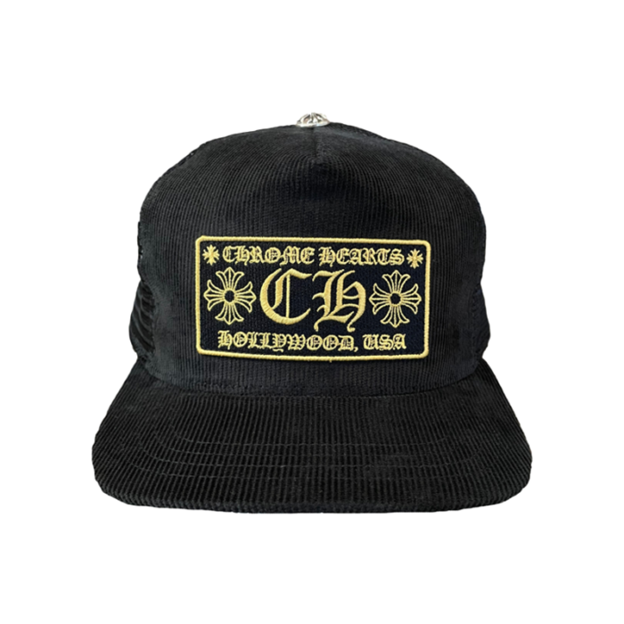 Chrome Hearts CH Hollywood Corduroy Trucker Hat