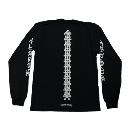 Chrome Hearts Cemetery Cross Tire Tracks L/S Sweatshirt