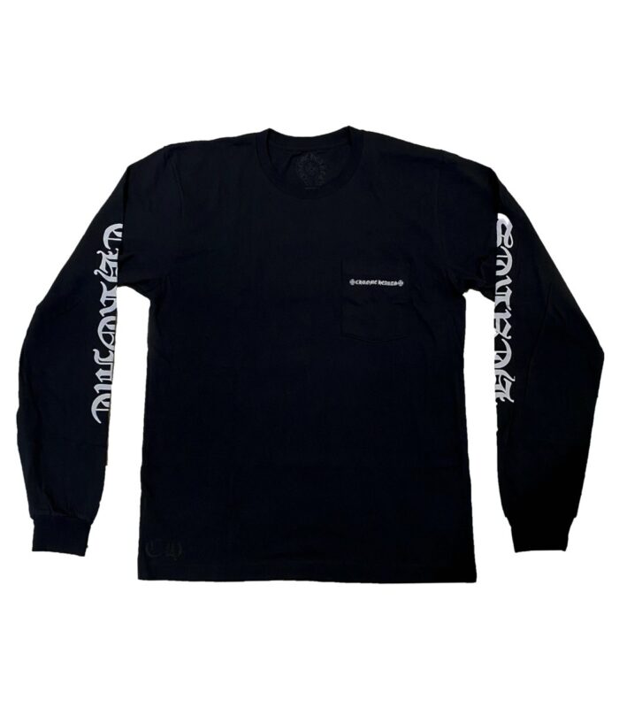 Chrome Hearts Cemetery Cross Tire Tracks L/S Sweatshirt