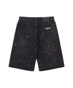 Chrome Hearts Distressed Shorts