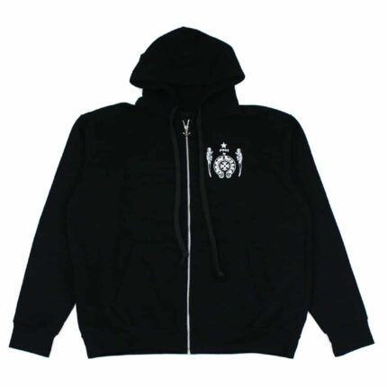 Chrome Hearts Foti Harris Teeter Space Suit Zip Hoodie – Black