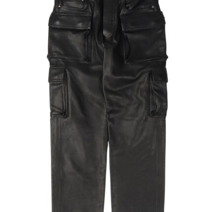 Chrome Hearts Leather 9 Pocket Cargo Pants