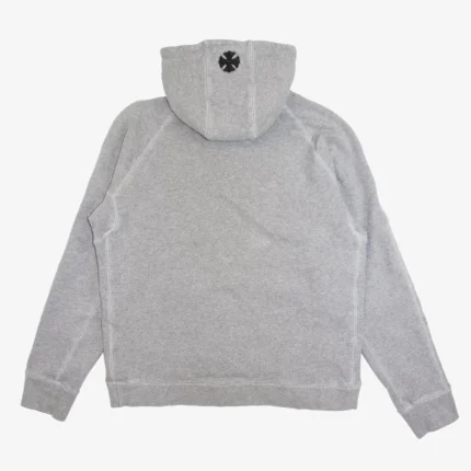 Chrome Hearts Leather Patch Fuck You Hoodie – Grey