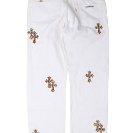 Chrome Hearts Levi’s Leopard Cross Patch Jeans