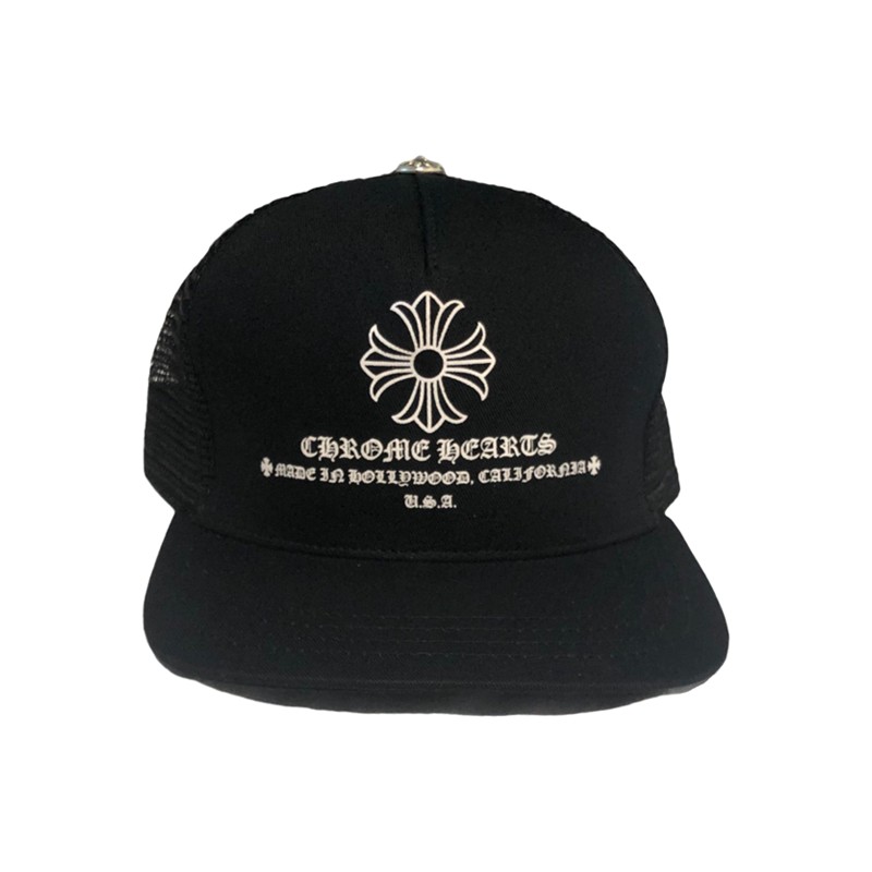 Chrome Hearts Printed Cross Trucker Hat Chrome Hearts Printed Cross Trucker Hat