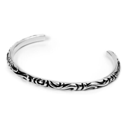 Scroll Chrome Hearts Band Cuff