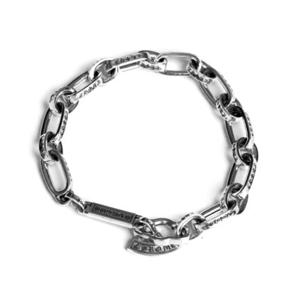 Inscribed Logo Chain Chrome Hearts Bracelet