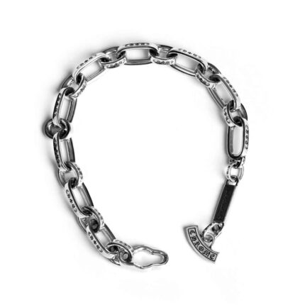 Inscribed Logo Chain Chrome Hearts Bracelet