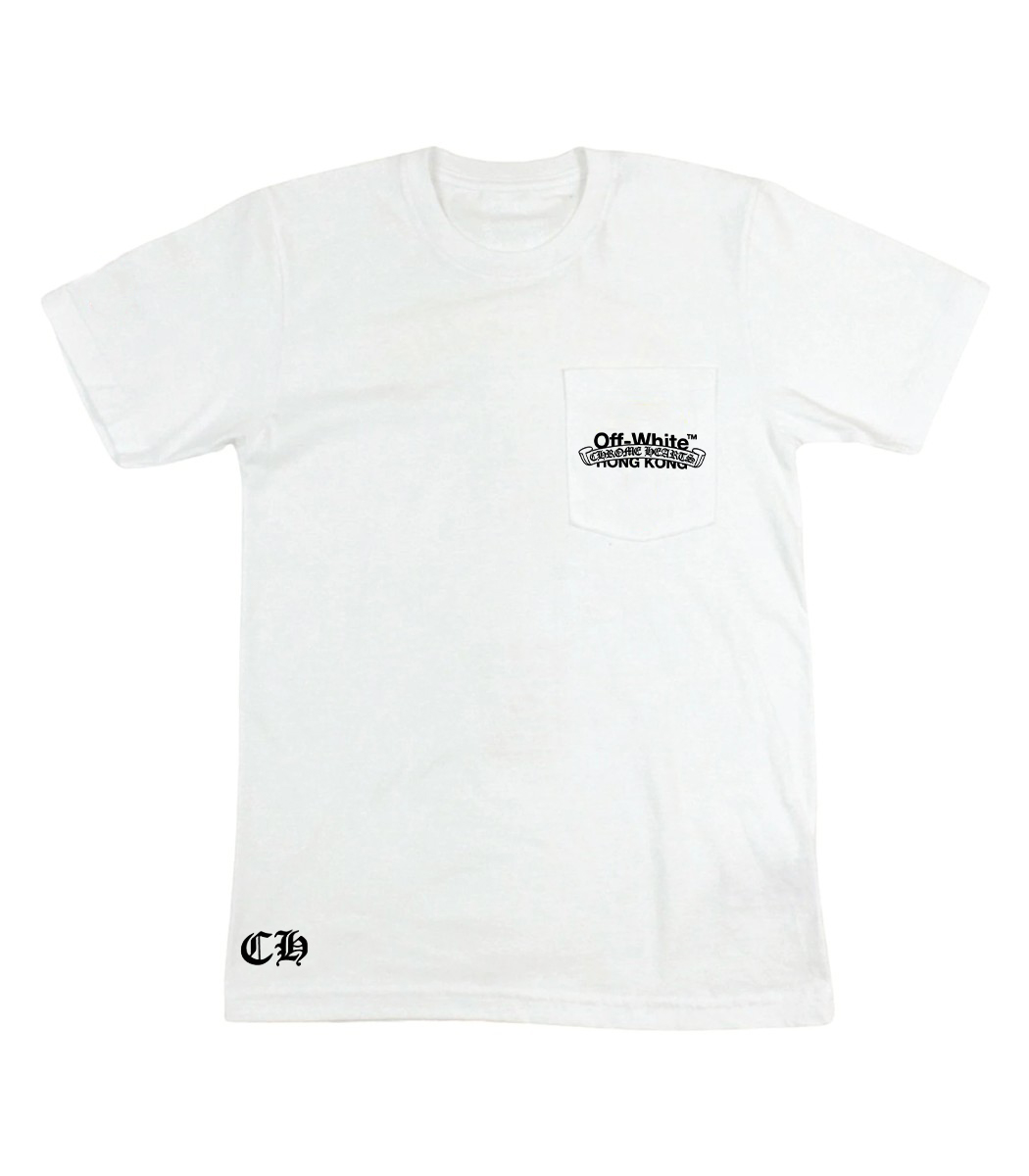 Off-White X Chrome Hearts Hong Kong T-Shirt Off-White X Chrome Hearts Hong Kong T-Shirt