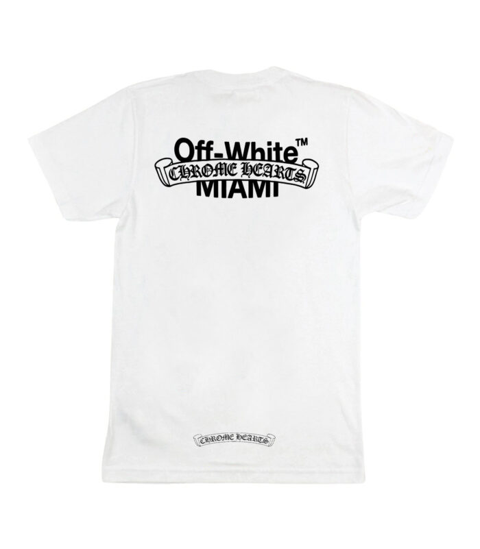 Off-White X Chrome Hearts Miami T-Shirt