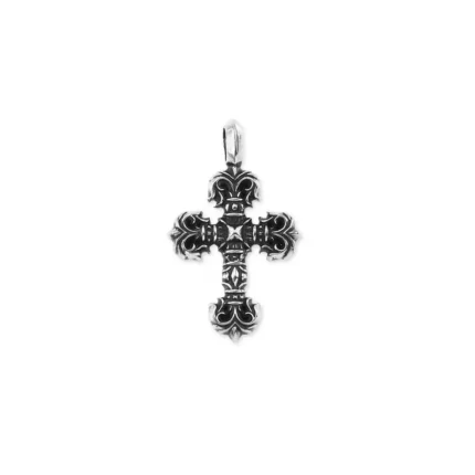 Small Filigree Cross Charm Chain