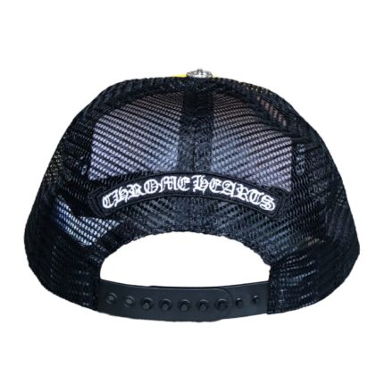 Chrome Hearts Matty Boy Sex Records Link Trucker Hat – Black-Yellow