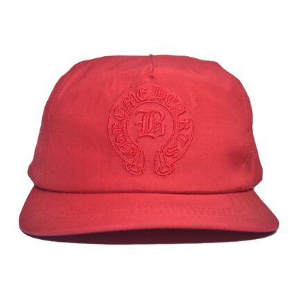 Chrome Hearts x Bella Hadid Slouch 5-Panel Hat – Red