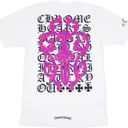 Chrome Hearts Eye Chart Dagger T-shirt White