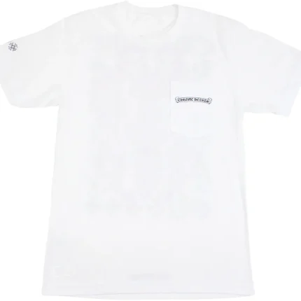 Chrome Hearts Eye Chart Dagger T-shirt White