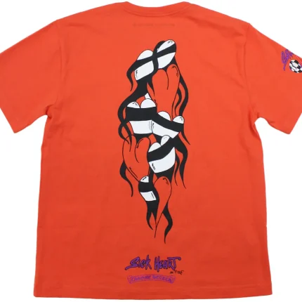 Chrome Hearts Matty Boy Sadistic Lipstick T-shirt Red