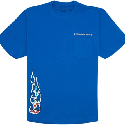 Chrome Hearts Matty Boy Space T-Shirt Blue