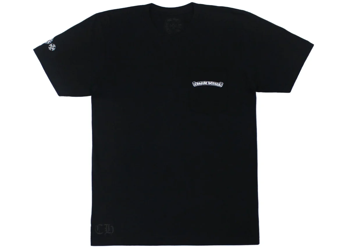 Chrome Hearts Multi Color Cross T-shirt Black4 Chrome Hearts Multi Color Cross T-shirt Black