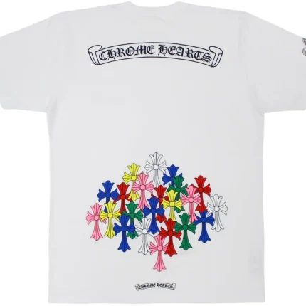 Chrome Hearts Multi Color Cross T-shirt White