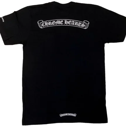 Chrome Hearts Scroll Logo T-Shirt Black