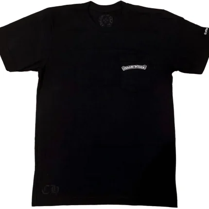Chrome Hearts Scroll Logo T-Shirt Black