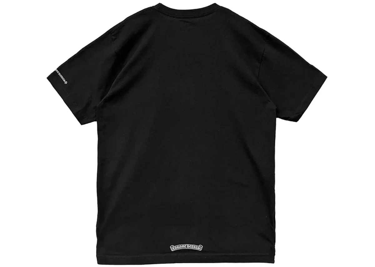 Chrome Hearts Short Sleeve Pocket Crew T-shirt Black3 Chrome Hearts Short Sleeve Pocket Crew T-shirt Black