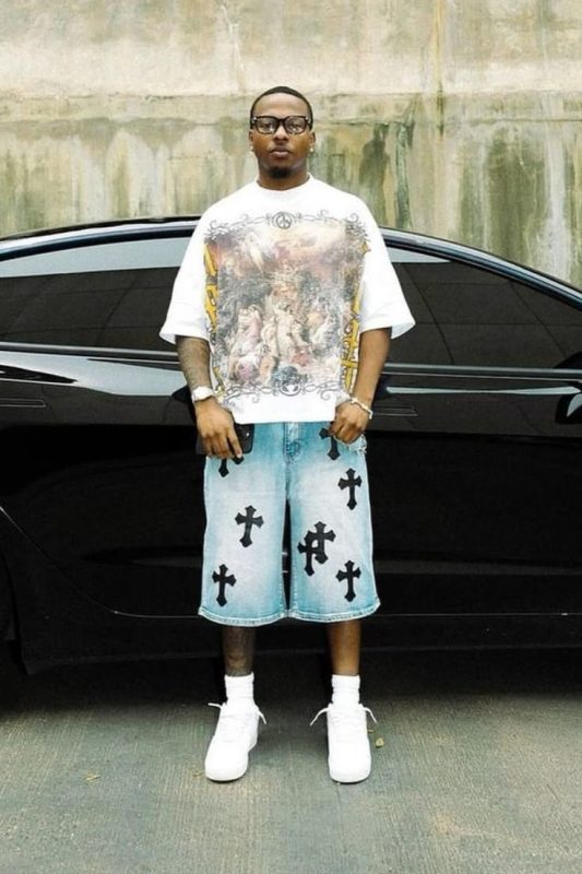 Chrome Hearts Jeans Shorts