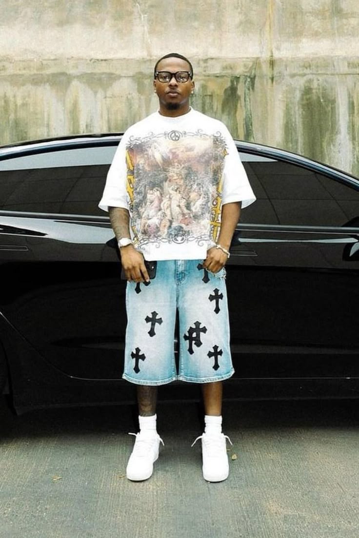 Chrome Hearts Jeans Shorts