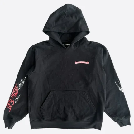 Chrome Hearts Black Matty Boy Stay Fast Hoodie
