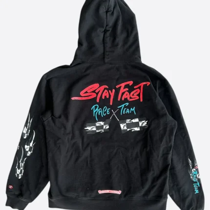 Chrome Hearts Black Matty Boy Stay Fast Hoodie