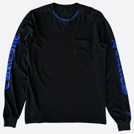 Chrome hearts matty boy black neck logo longsleeve t-shirt