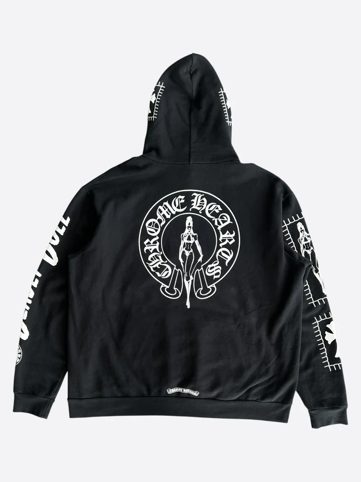 Chrome hearts matty boy deadly doll black hoodie2 Chrome hearts matty boy deadly doll black hoodie