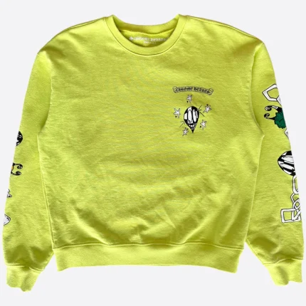 Chrome hearts matty boy green chainlink sweater