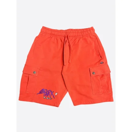 Chrome hearts matty boy spark the heart cargo sweat shorts