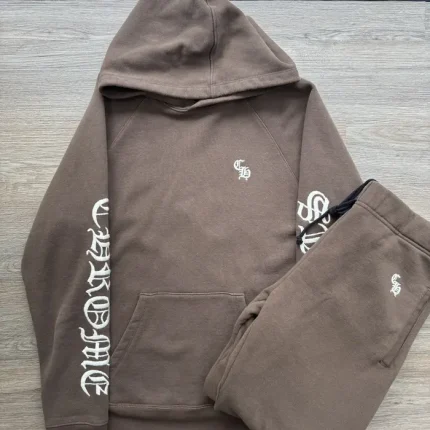 Chrome Cashimere Brown Sweatsuit