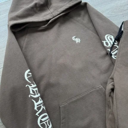 Chrome Cashimere Brown Sweatsuit