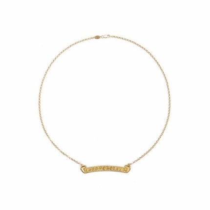 Chrome Hearts 22k Gold Scroll Roll Chain Necklace