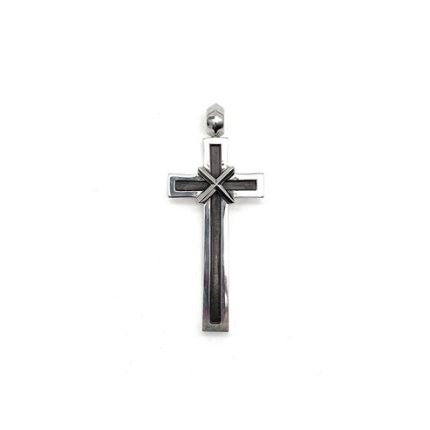 Chrome Hearts 925 Silver Mapplethorpe Cross Pendant