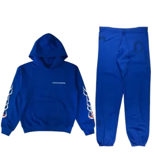 Chrome Hearts Blue Tracksuits