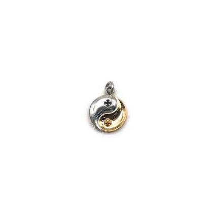 Chrome Hearts Gold&Silver Tai Chi Pendant