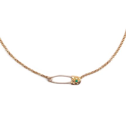 Chrome Hearts Safety Pin Necklace