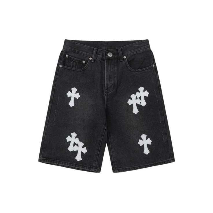 Black Chrome Hearts Shorts